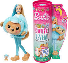 Barbie Cutie Reveal toy with packaging on a white background
