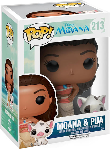 Funko Pop! vinyl figure of Moana and Pua in packaging
