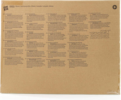 Back cover of a vinyl record with text on a brown cardboard background