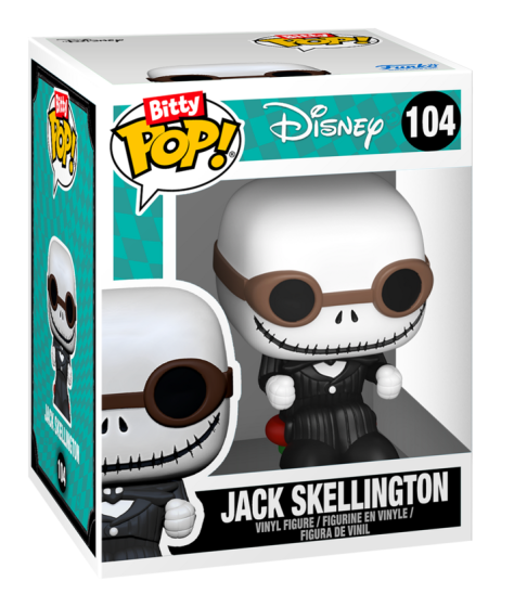Funko Pop! Jack Skellington vinyl figure packaging with Disney branding