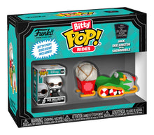 Funko Pop! Bitty Rides packaging featuring Jack Skellington and snowmobile