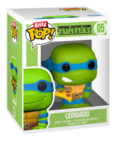 Funko Pop! Leonardo figure packaging for Teenage Mutant Ninja Turtles
