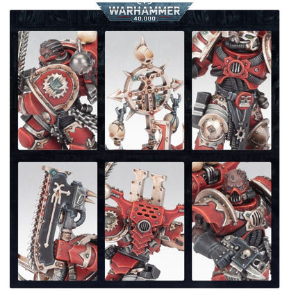 Collection of Warhammer 40,000 model parts and figures displayed in a grid.