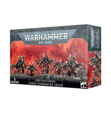 Warhammer 40,000 Chaos Space Marines Chaos Terminator Squad box on a white background