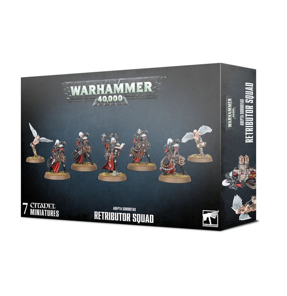 Warhammer 40,000 Retributor Squad miniatures packaging on a white background