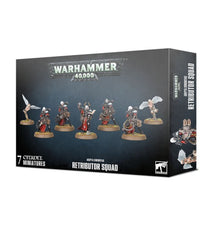 Warhammer 40,000 Retributor Squad miniatures packaging on a white background