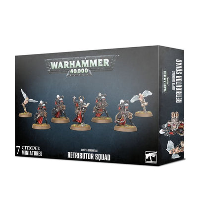 Warhammer 40,000 Retributor Squad miniatures packaging on a white background