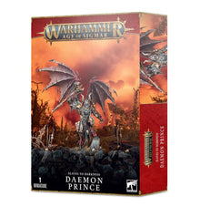 Warhammer Age of Sigmar game box featuring a Daemon Prince miniature