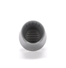 Gray paint pot with logo for Warhammer on a white background