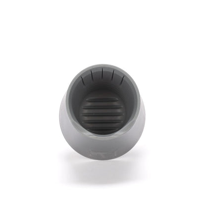 Gray paint pot with logo for Warhammer on a white background