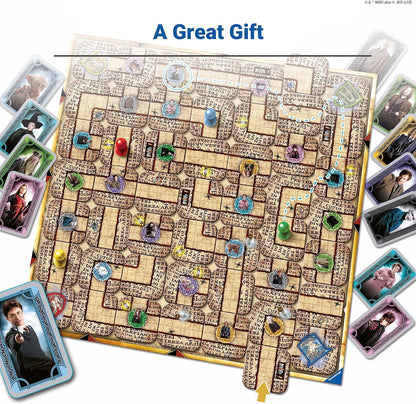 Board game with cards featuring characters, labeled 'A Great Gift'.