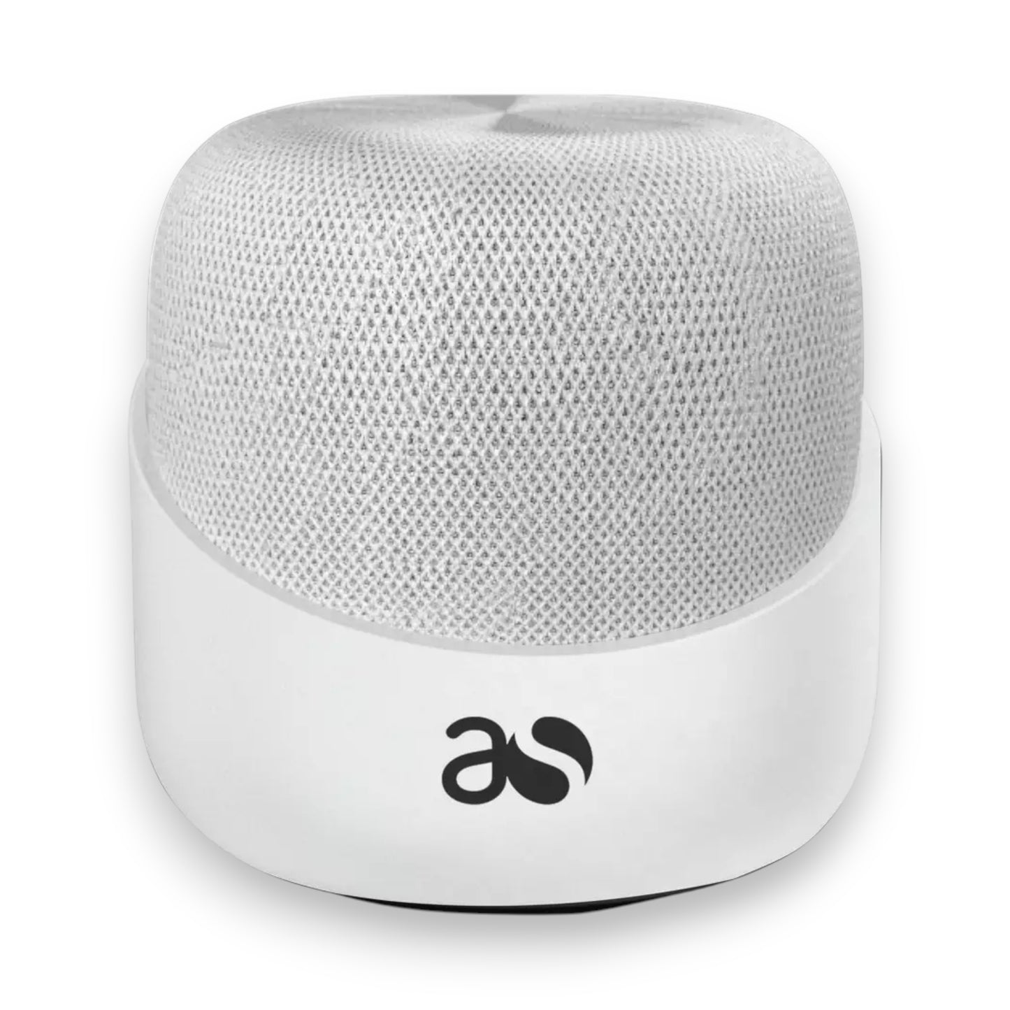 Acoustic Solutions 1 portable Bluetooth speaker in white. Clear, high-quality sound, compact & easy to carry. Shop now at New, Used and More!