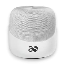 Acoustic Solutions 1 portable Bluetooth speaker in white. Clear, high-quality sound, compact & easy to carry. Shop now at New, Used and More!