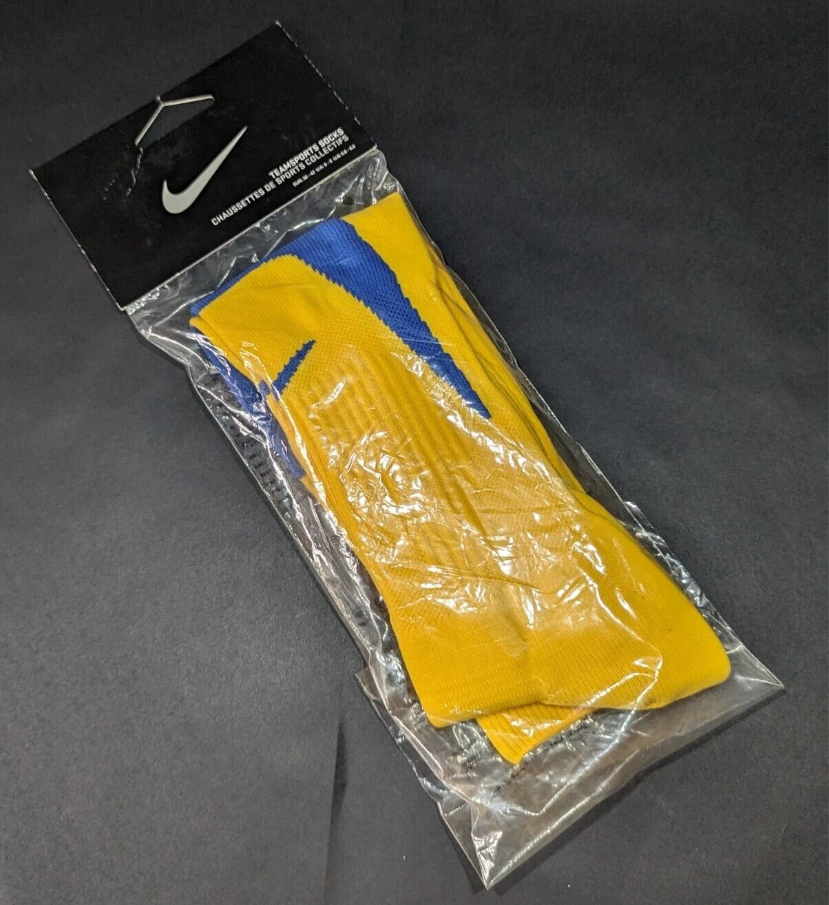 Nike Teamsports Football Socks UK 5-8 Yellow Blue | New, Used and More