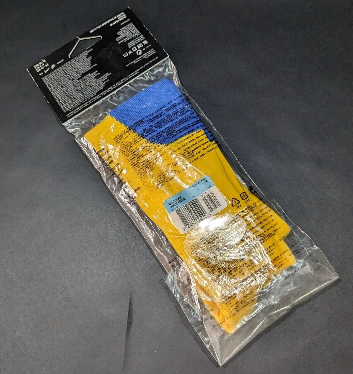 Nike Teamsports Football Socks UK 5-8 Yellow Blue | New, Used and More