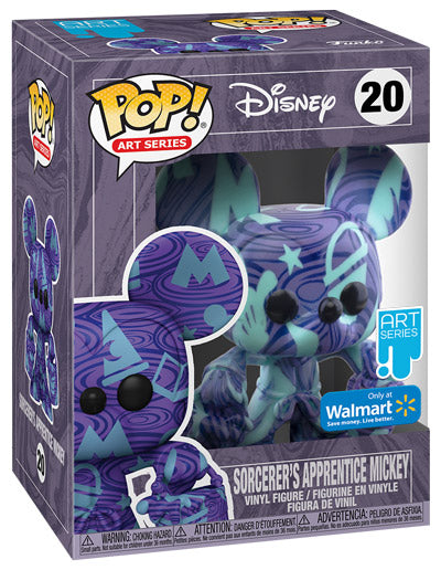 Pop! Disney vinyl figure with 'Sorcerer's Apprentice Mickey' design on a white background