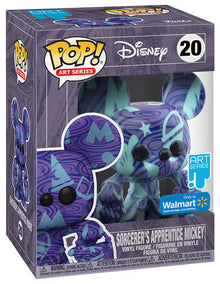 Pop! Disney vinyl figure with 'Sorcerer's Apprentice Mickey' design on a white background