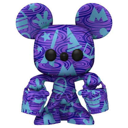 Funko Pop! vinyl figure with purple and blue pattern on a white background