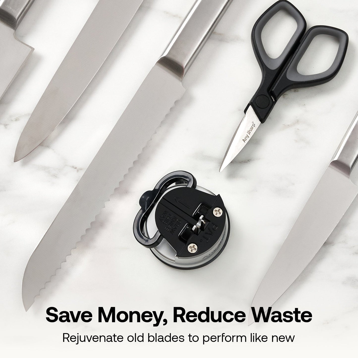 Mini Scissors and Classic Knife Sharpener Bundle