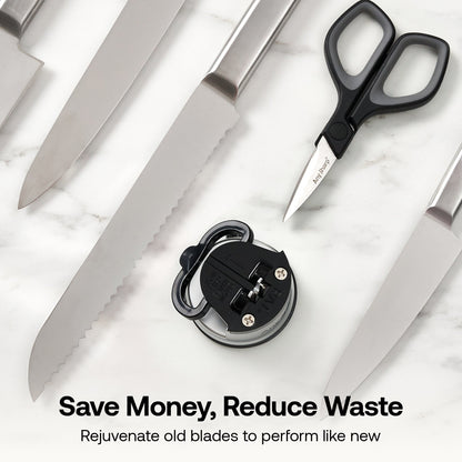 Mini Scissors and Classic Knife Sharpener Bundle