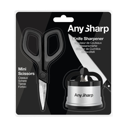 Mini Scissors and Classic Knife Sharpener Bundle