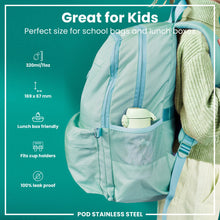 Leak Proof Thermal Steel Water Bottle, Insulated, Pandas, 320ml (11oz)