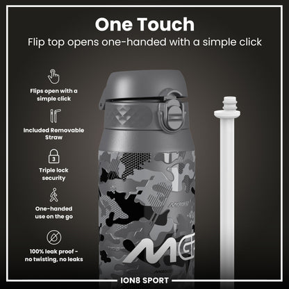 MotoGP Insulated Steel Water Bottle, MotoGP Camouflage, 750ml (24oz)