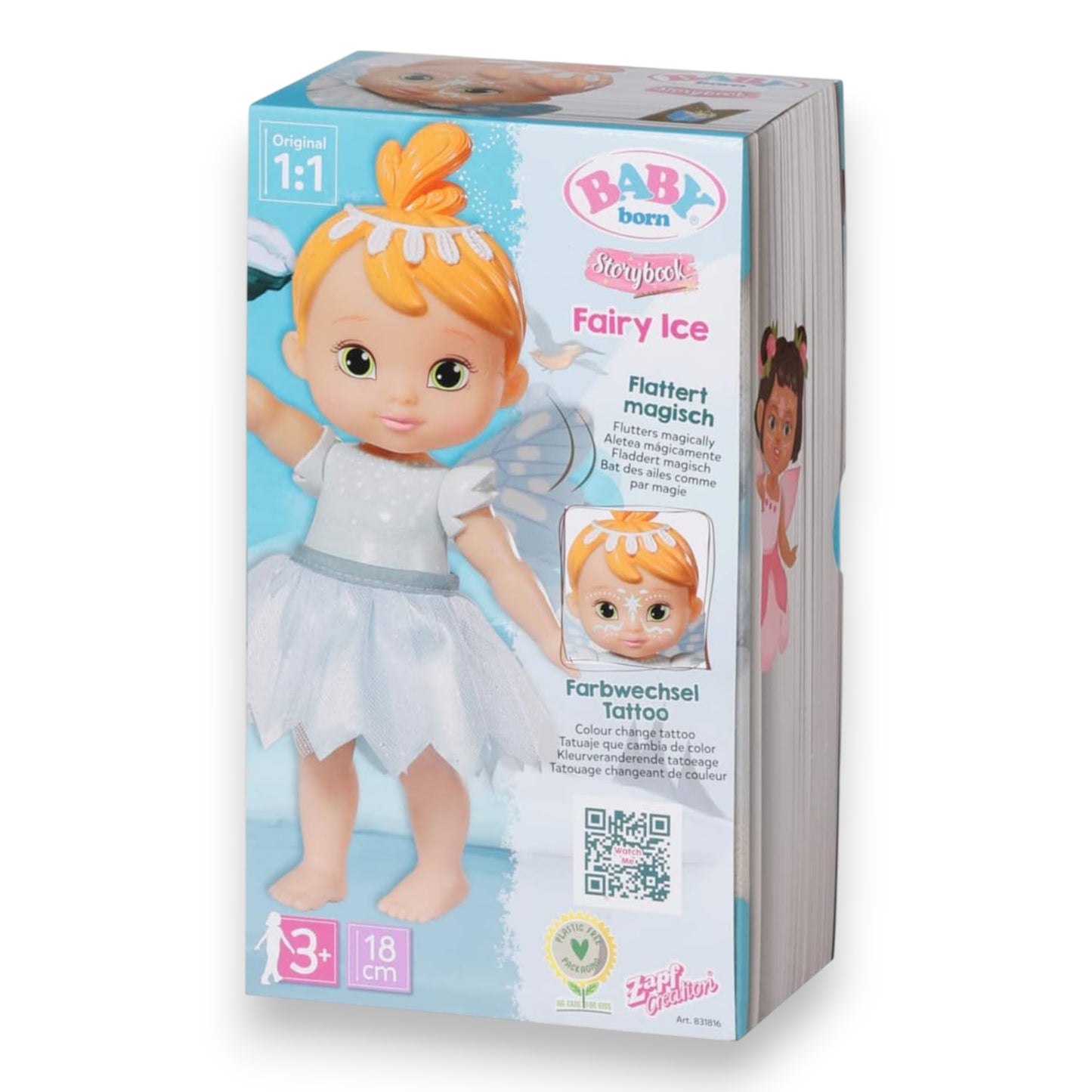 BABY Born Storybook Fairy Ice doll with movable limbs and magical accessories. Perfect for imaginative play. Shop now at New, Used and More!