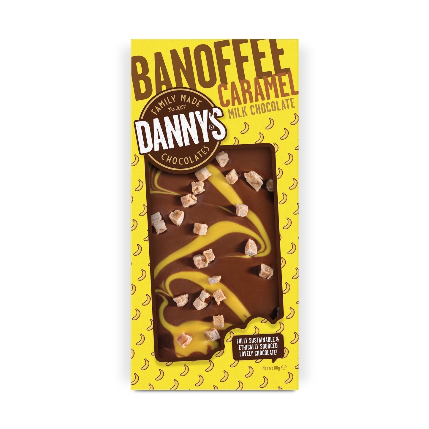 Banoffee Caramel Chocolate Bar