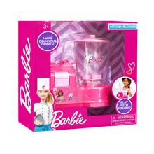 Barbie kitchen blender toy set in packaging on a white background