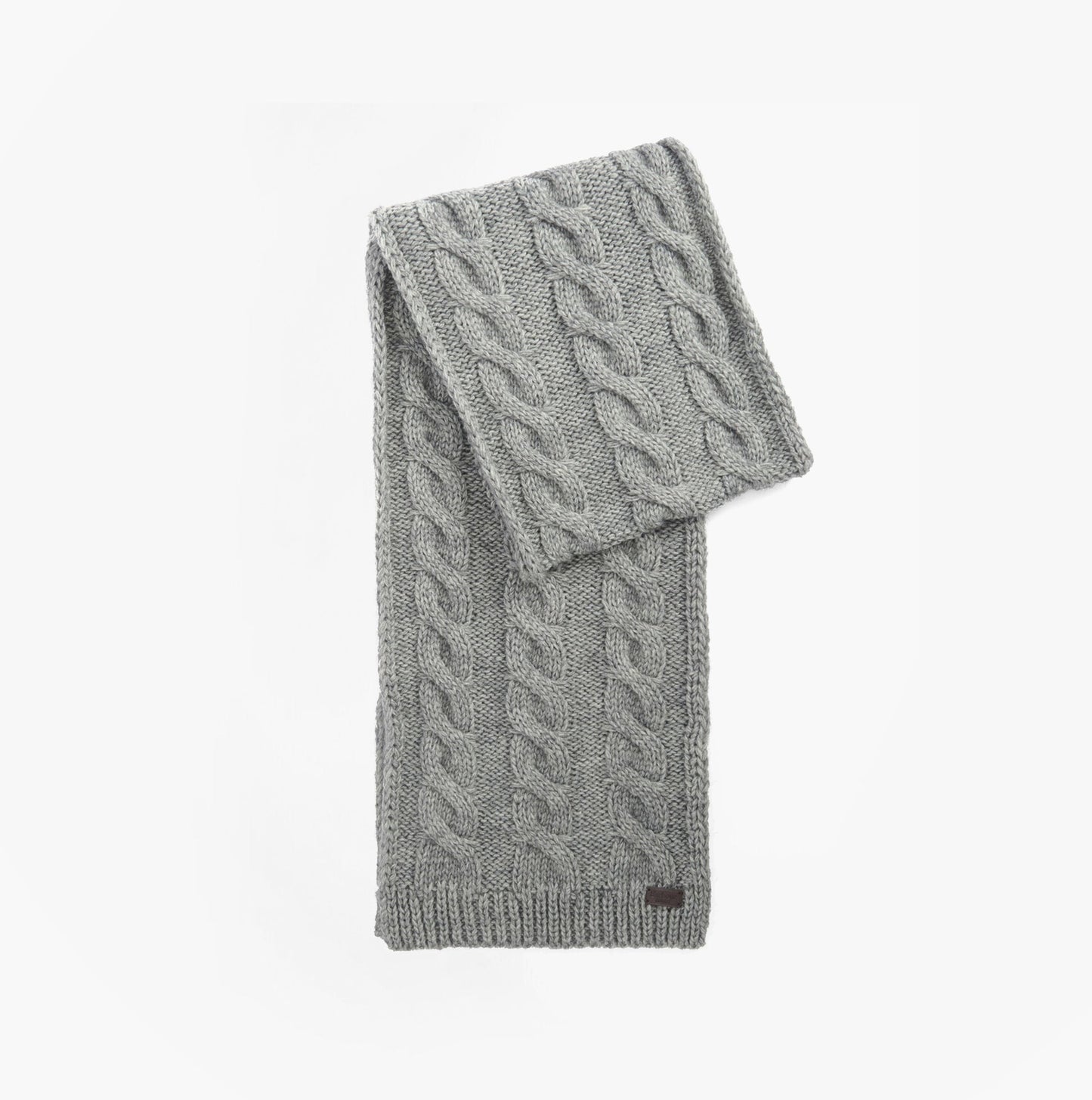 Barbour Jesmond Beanie and Scarf Gift Set Mens Mid Grey