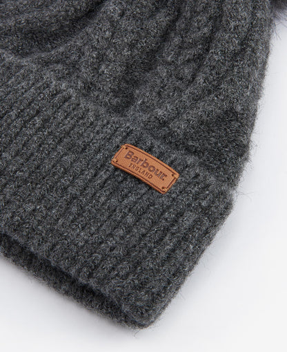 Barbour ELSDON Womens Beanie Grey