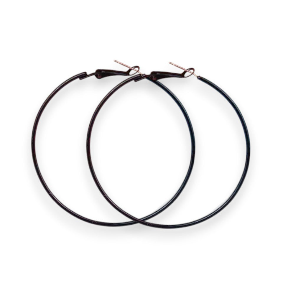 Amnesia Jewellery | Large Colourful Party Fashion Hoop Earrings