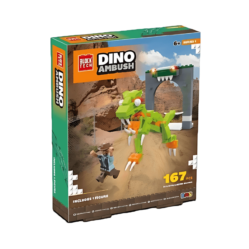Dino Ambush BlockTech Play Set