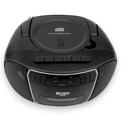 Bush CD Radio Cassette Boombox with FM tuner. Classic 3-in-1 portable player with dual speakers. Perfect for home or travel. Shop New, Used and More!