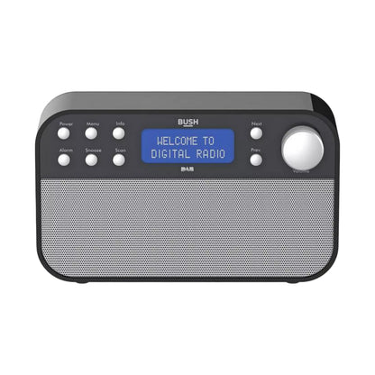 Bush DAB Radio in sleek black. Enjoy clear DAB/FM sound, compact design & easy controls. Perfect for home or office. Shop now at New, Used and More!