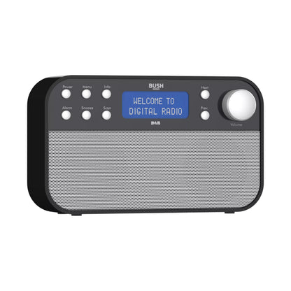 Bush DAB Radio in sleek black. Enjoy clear DAB/FM sound, compact design & easy controls. Perfect for home or office. Shop now at New, Used and More!
