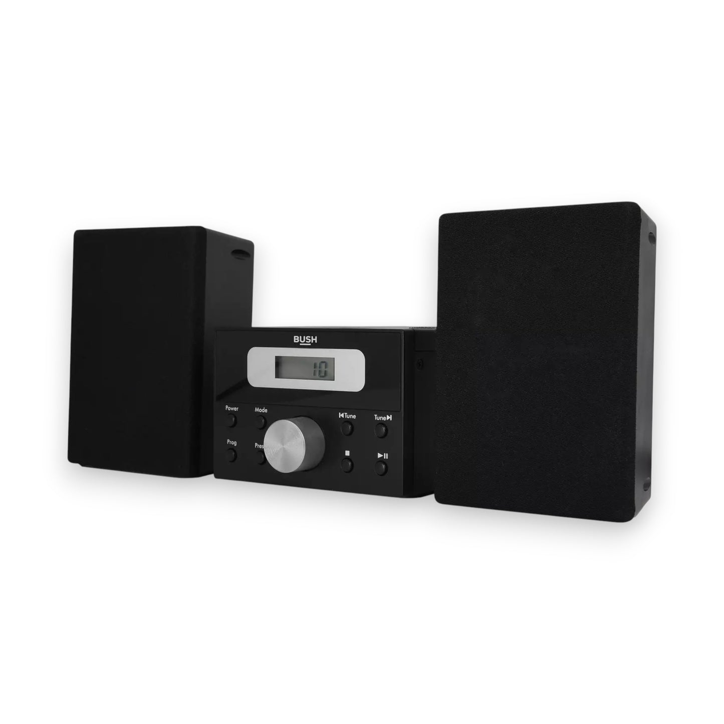 Bush LCD CD Micro System in sleek black. CD, FM radio & aux-in playback with clear sound & modern design. Shop now at New, Used and More!