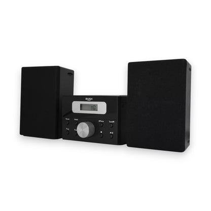 Bush LCD CD Micro System in sleek black. CD, FM radio & aux-in playback with clear sound & modern design. Shop now at New, Used and More!