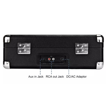 Bush Classic Turntable in black. 3-speed record player with built-in speakers & vintage design. Shop now at New, Used and More!