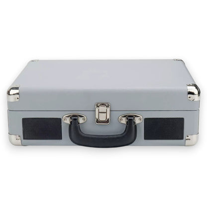 Bush Classic Turntable in grey/silver. 3-speed record player with built-in speakers & vintage design. Shop now at New, Used and More!