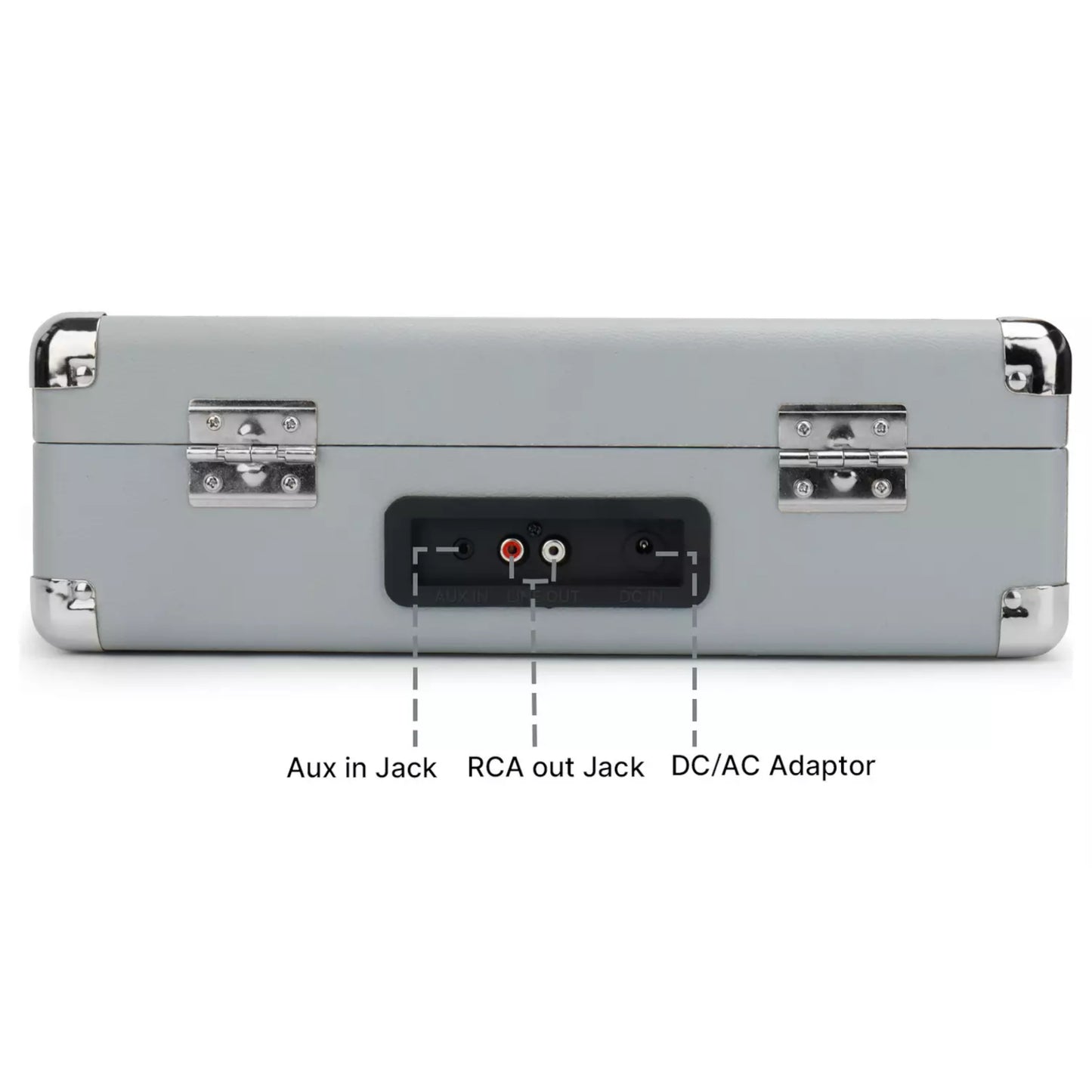 Bush Classic Turntable in grey/silver. 3-speed record player with built-in speakers & vintage design. Shop now at New, Used and More!