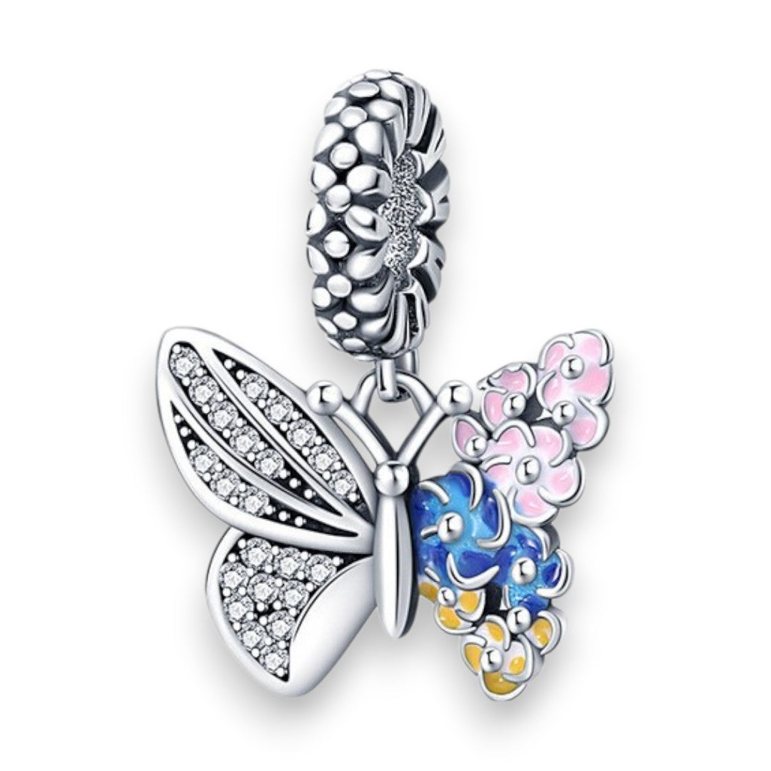 Butterfly CZ Dangle Charm