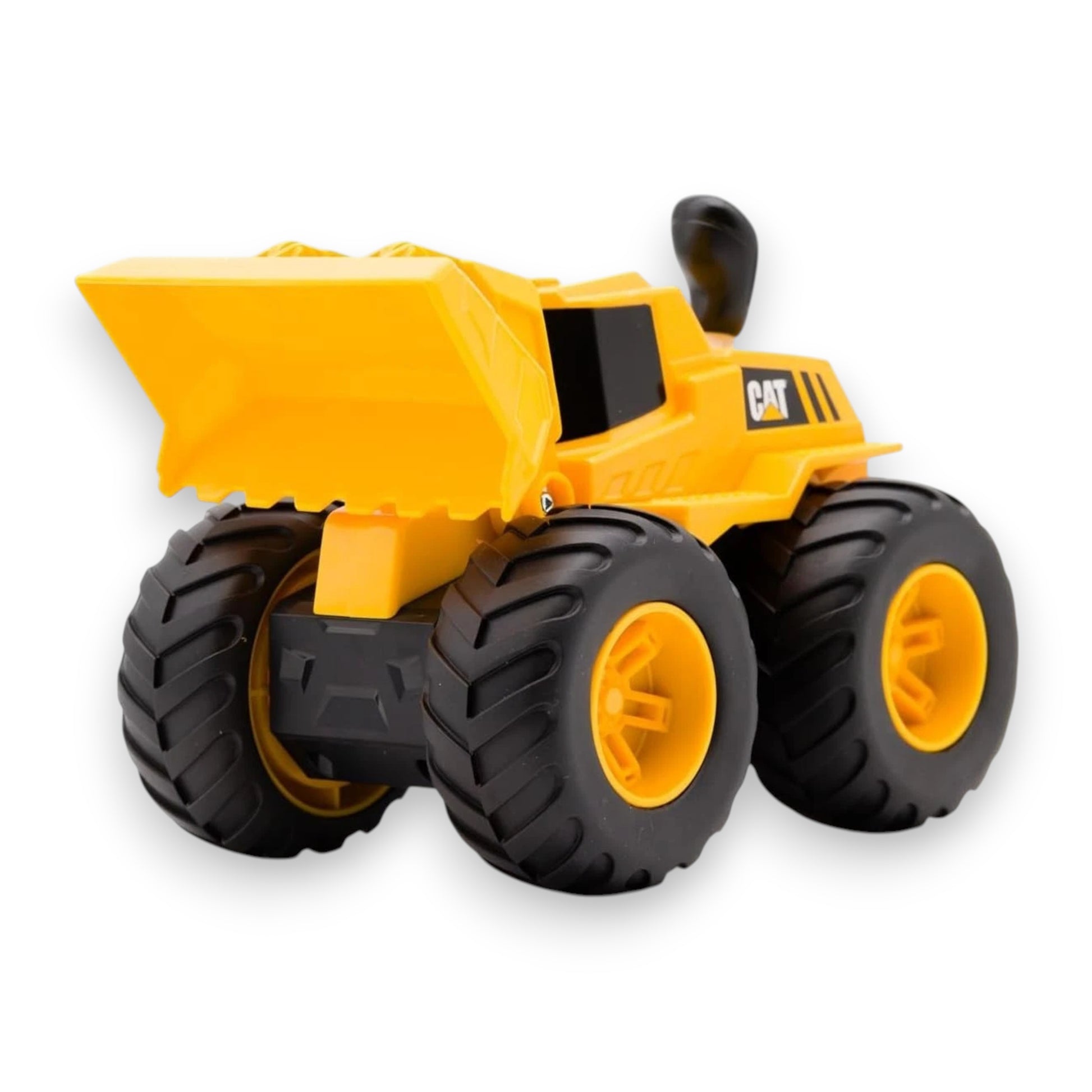 CAT 7" motorised Wheel Loader & Dump Truck with tough treads. Durable all-terrain construction toys for kids. Shop now at New, Used and More!