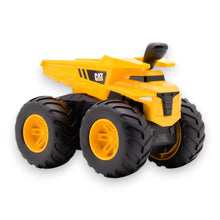 CAT 7" motorised Wheel Loader & Dump Truck with tough treads. Durable all-terrain construction toys for kids. Shop now at New, Used and More!