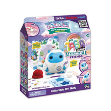 TABA World Mystical Friends toy packaging with a blue and white creature on a white background
