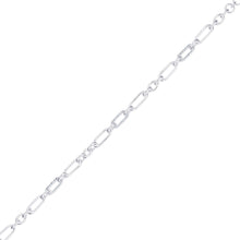 Cubic Zirconia Paperclip Bracelet