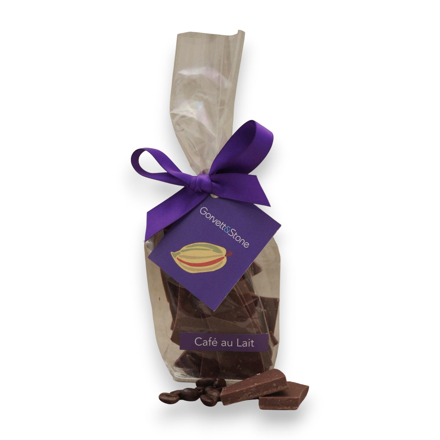Handmade Cafe au Lait Fine Milk Chocolate Shards