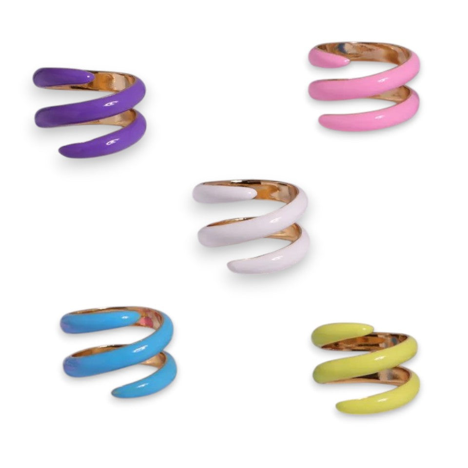 Amnesia Jewellery | Twisted Candy Fashion Rings