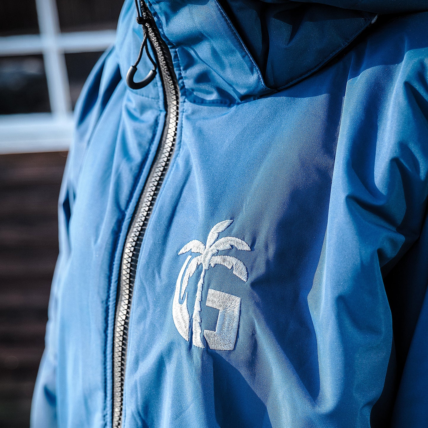 Gumbies Sports-Cape Coat - Navy & Grey